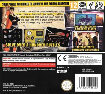 Runaway - A Twist of Fate (Europe) (En,Fr,De,Es,It) box cover back